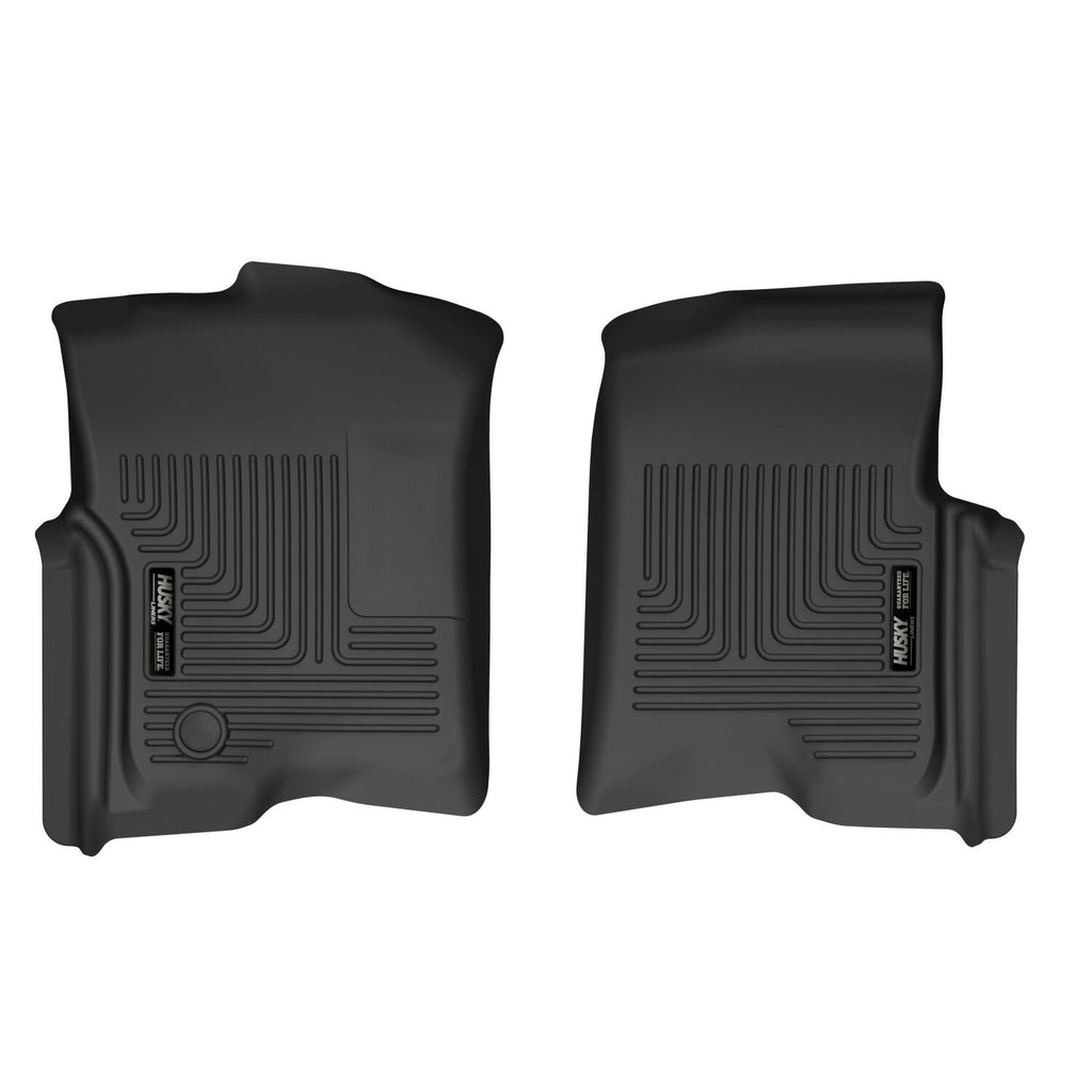 Husky Liners 04-08 Ford F-150 SuperCrew Cab X-act Contour Front Floor Liner (Black)-Husky Liners-HSL55901