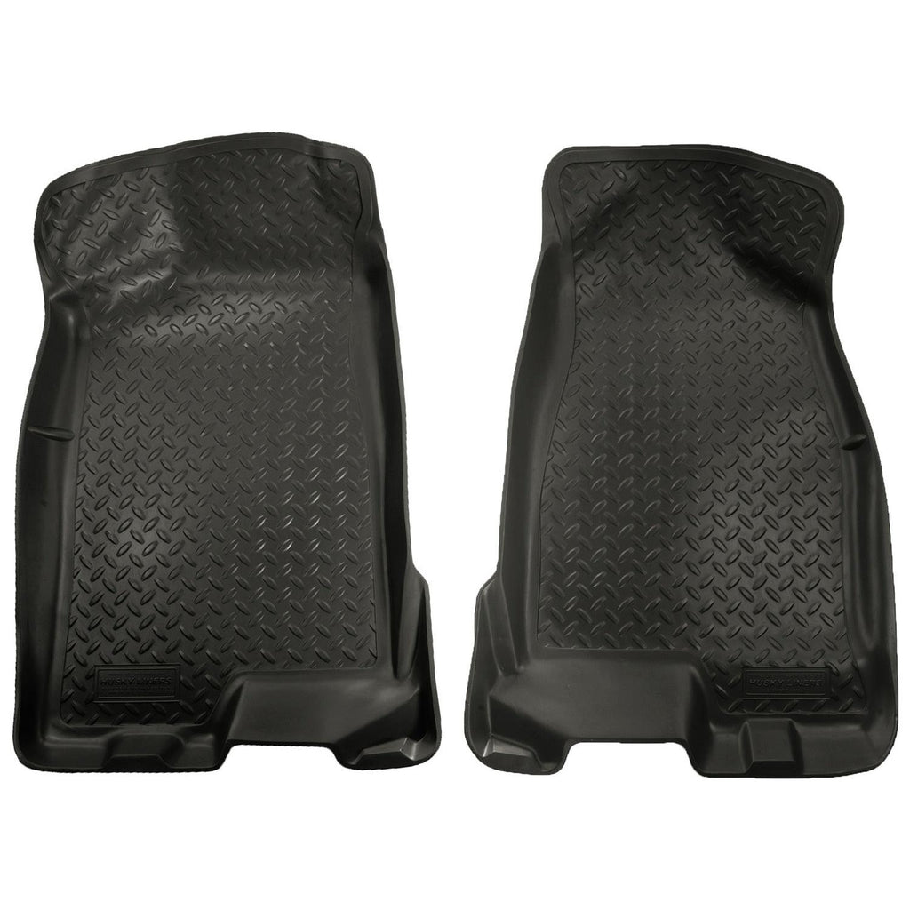Husky Liners 04-12 Chevy Colorado/GMC Canyon Crew Cab Classic Style Black Floor Liners-Husky Liners-HSL32511