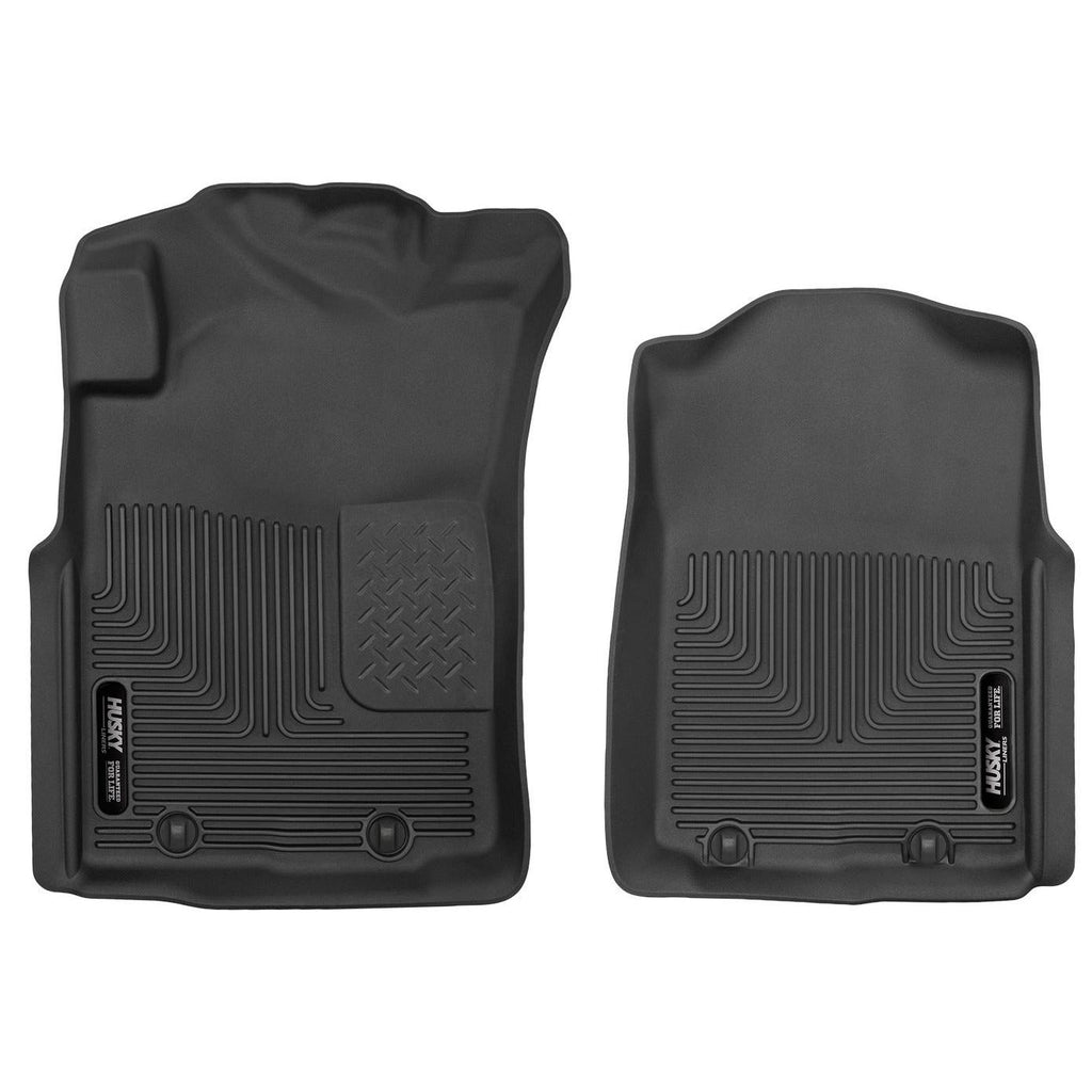 Husky Liners 05-11 Toyota Tacoma Pickup(Crew / Ext / Std Cab) X-Act Contour Black Front Floor Liners-Husky Liners-HSL53721