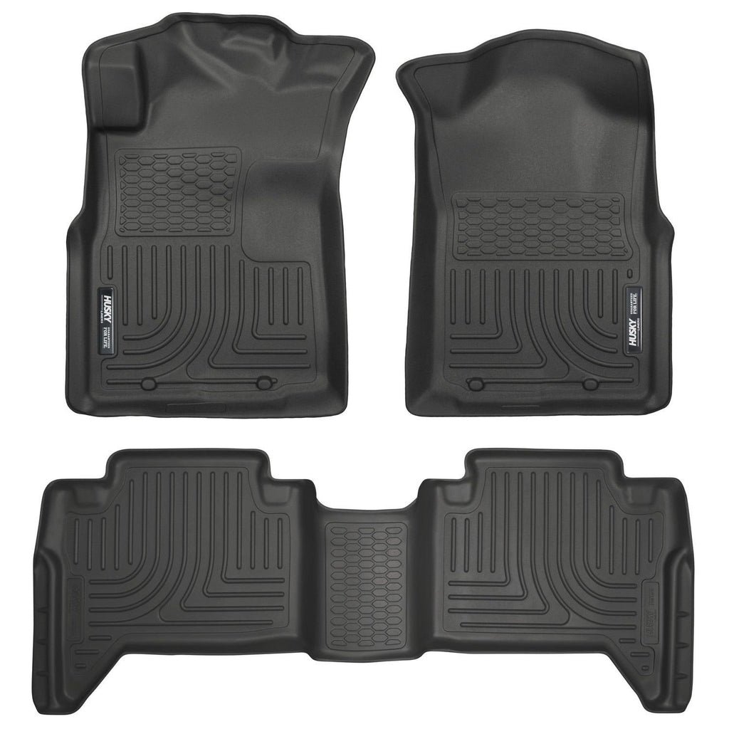 Husky Liners 05-13 Toyota Tacoma WeatherBeater Combo Black Floor Liners-Husky Liners-HSL98951
