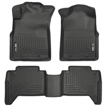 Load image into Gallery viewer, Husky Liners 05-13 Toyota Tacoma WeatherBeater Combo Black Floor Liners-Husky Liners-HSL98951