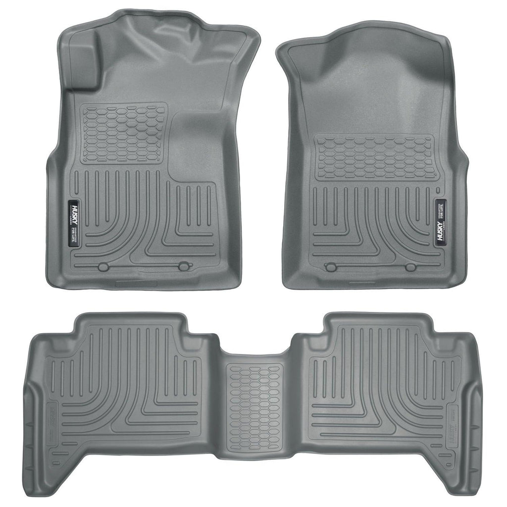 Husky Liners 05-13 Toyota Tacoma WeatherBeater Combo Grey Floor Liners-Husky Liners-HSL98952