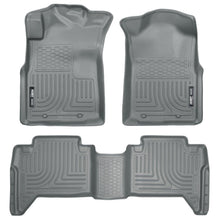 Load image into Gallery viewer, Husky Liners 05-13 Toyota Tacoma WeatherBeater Combo Grey Floor Liners-Husky Liners-HSL98952