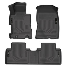 Load image into Gallery viewer, Husky Liners 06-11 Honda Civic (4DR) WeatherBeater Combo Black Floor Liners-Husky Liners-HSL98411