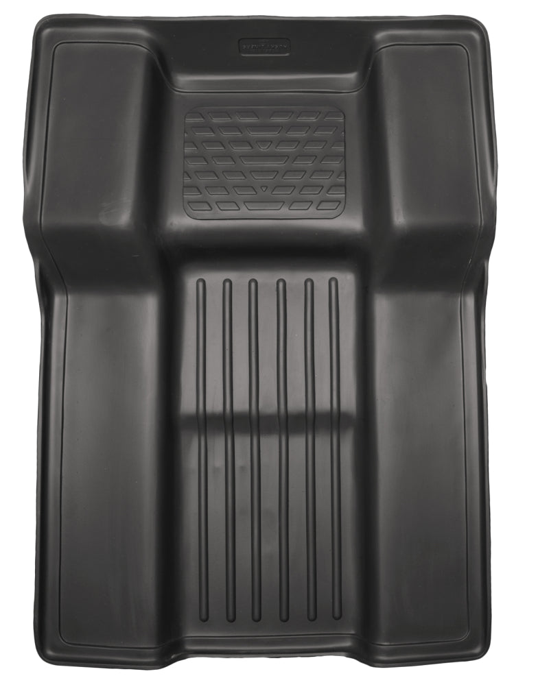 Husky Liners 07-10 GM Escalade/Tahoe/Yukon WeatherBeater Black Walkway (2nd Row Bucket) Floor Liners-Husky Liners-HSL81241