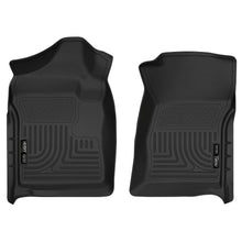 Load image into Gallery viewer, Husky Liners 07-12 Chevrolet Silverado/GMC Sierra Regular Cab WeatherBeater Black Floor Liners-Husky Liners-HSL18221