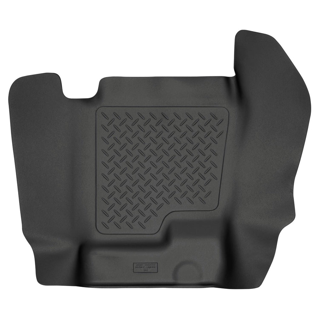 Husky Liners 07-12 Chevy Silverado/GMC Sierra Crew Cab WeatherBeater Center Hump Black Floor Liner-Husky Liners-HSL82281