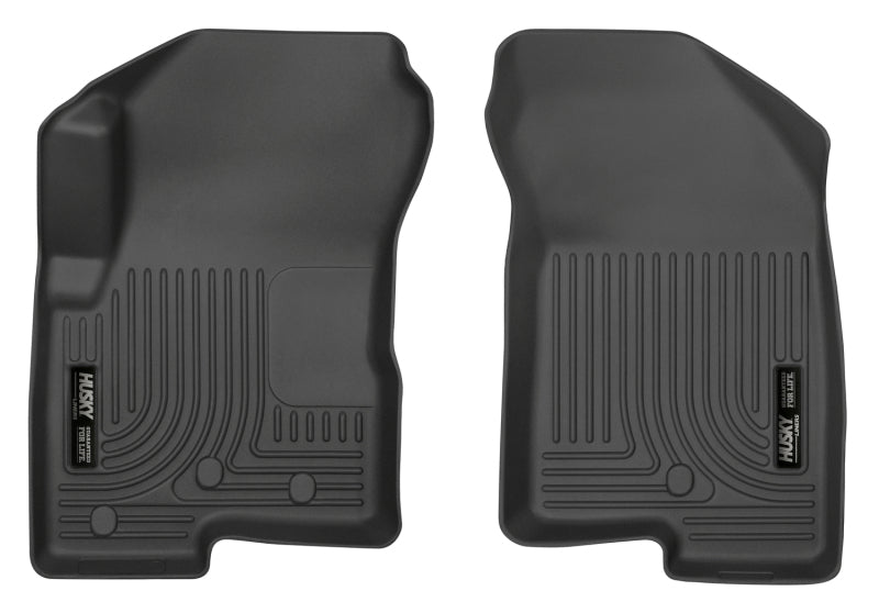 Husky Liners 07-12 Dodge Caliber / 07-12 Jeep Compass WeatherBeater Front Row Black Floor Liners-Husky Liners-HSL13001