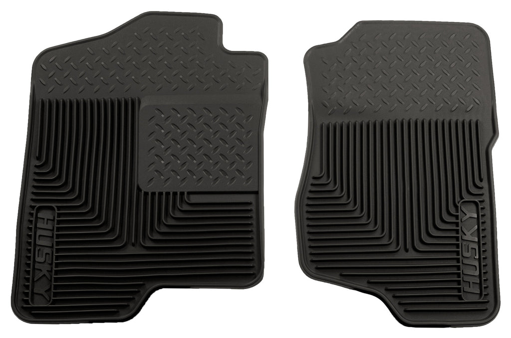 Husky Liners 07-12 GM Silverado/Sierra/Tahoe/Yukon/Escalade Heavy Duty Black Front Floor Mats-Husky Liners-HSL51181