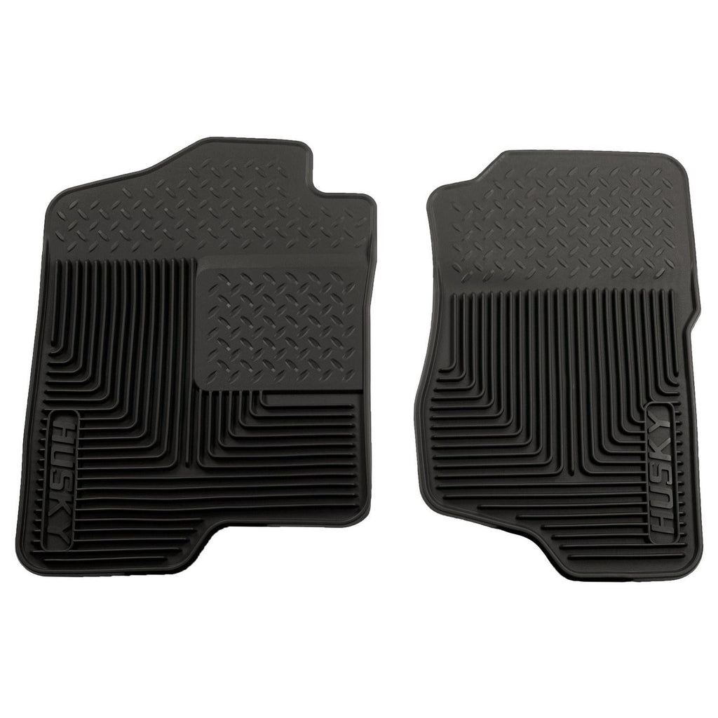 Husky Liners 07-12 GM Silverado/Sierra/Tahoe/Yukon/Escalade Heavy Duty Black Front Floor Mats-Husky Liners-HSL51181