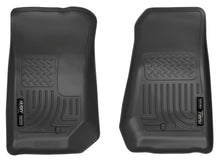 Load image into Gallery viewer, Husky Liners 07-12 Jeep Wrangler WeatherBeater Black Floor Liners-Husky Liners-HSL18021