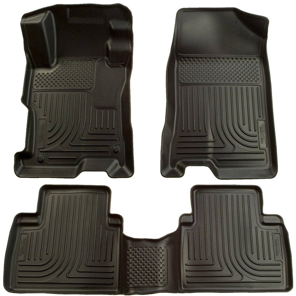 Husky Liners 07-12 Nissan Altima (Non-Hybrid) WeatherBeater Combo Black Floor Liners (1pc. 2nd Row)-Husky Liners-HSL98601