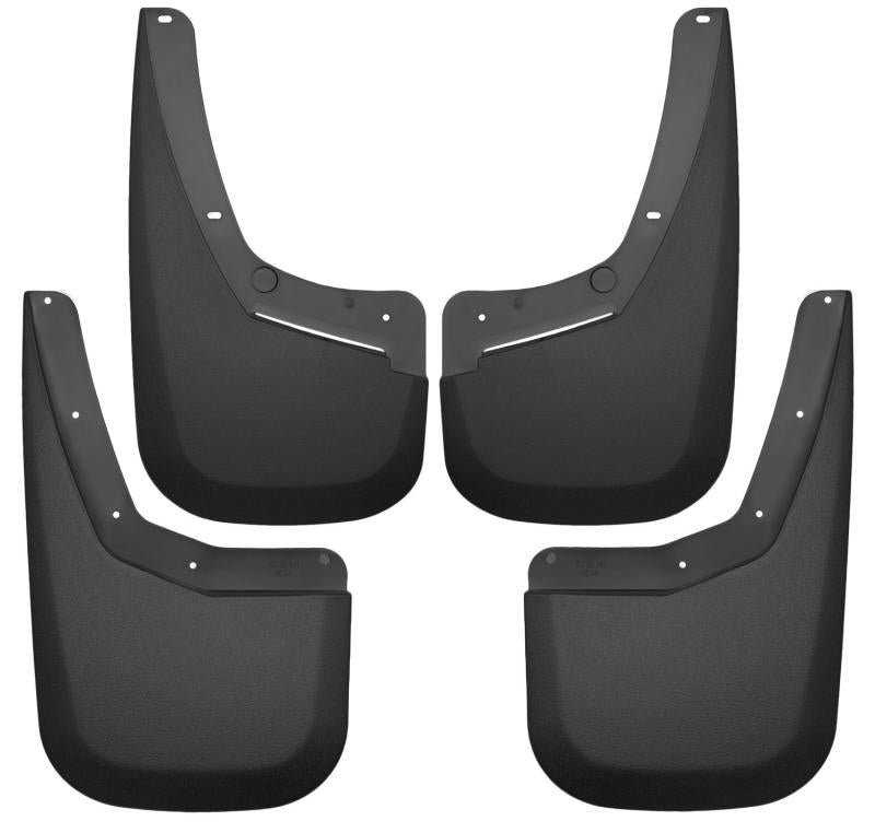 Husky Liners 07-13 Chevy Silverado 1500 LT / 07-14 Siverado 2500HD Front and Rear Mud Guards - Black-Husky Liners-HSL56796