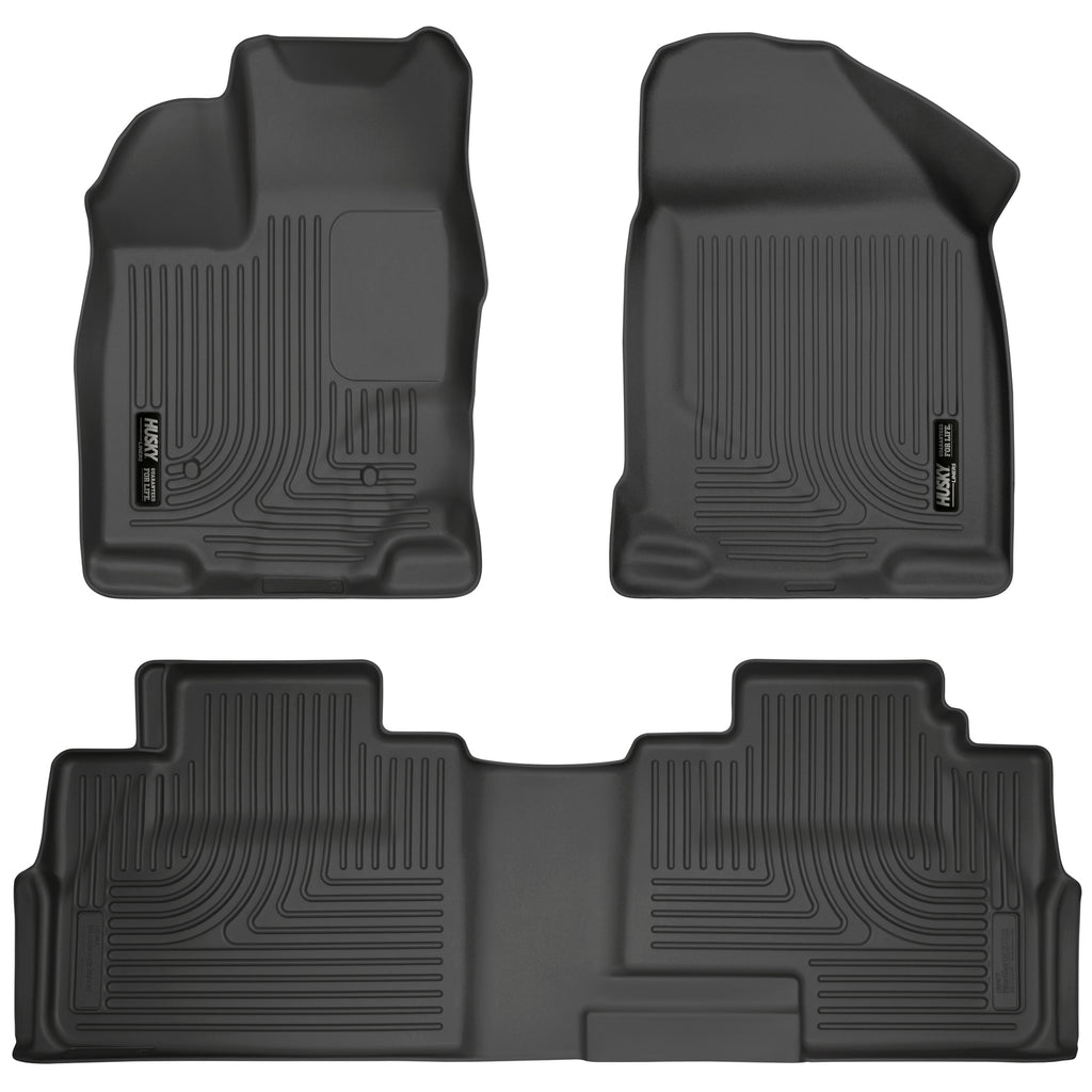 Husky Liners 07-13 Ford Edge / 07-13 Lincoln MKX Weatherbeater Black Front & 2nd Seat Floor Liners-Husky Liners-HSL99761