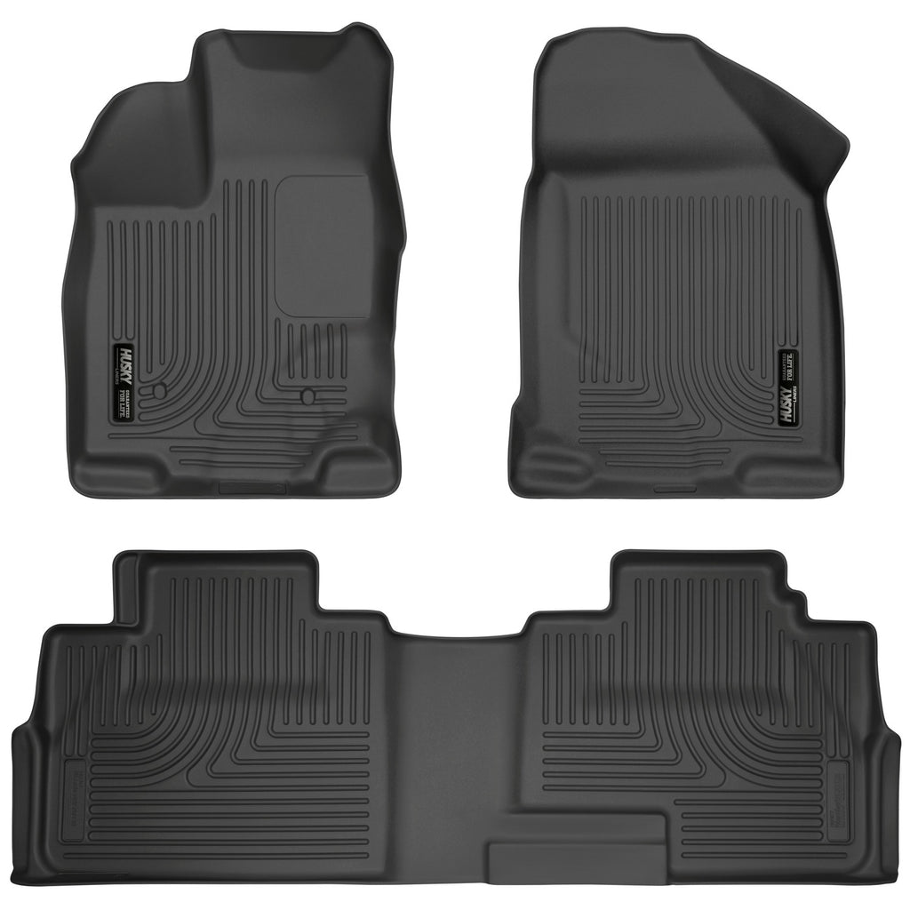 Husky Liners 07-13 Ford Edge / 07-13 Lincoln MKX Weatherbeater Black Front & 2nd Seat Floor Liners-Husky Liners-HSL99761