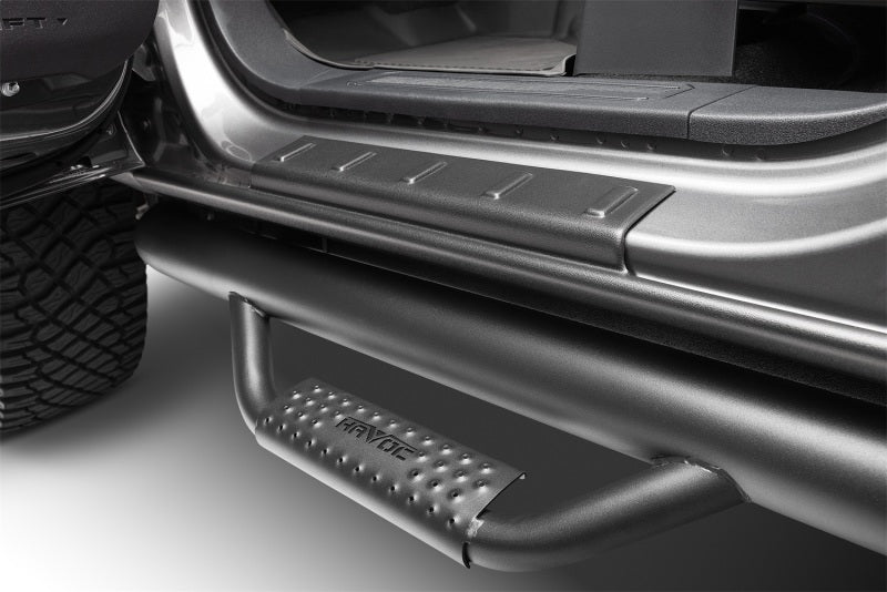 Husky Liners 07-13 GMC Sierra 1500 CC Trail Armor Rocker Panel & Sill Plate Cover (4pc) - Tex. Blk Husky Liners HSL2874073