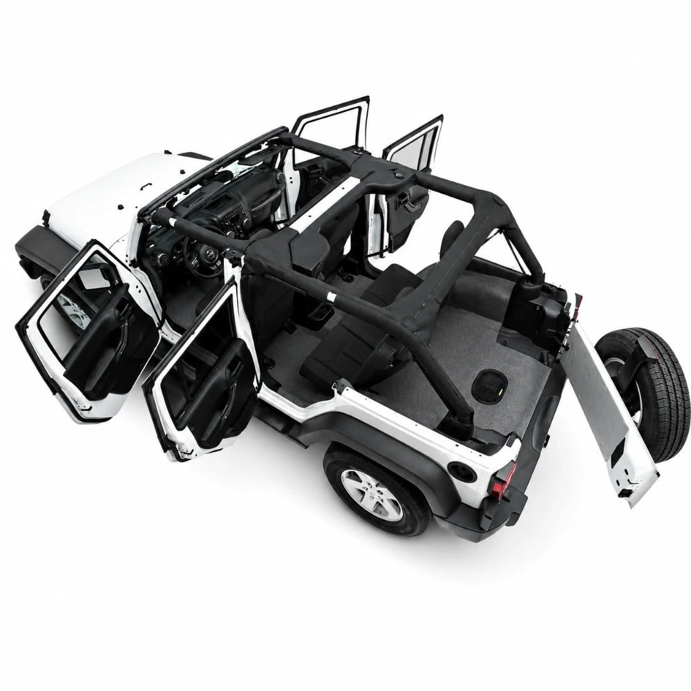 Husky Liners 07-17 Jeep Wrangler JKU 4dr Guardian Impact Jeep Liner - Husky Liners HSLHBTJK07F4