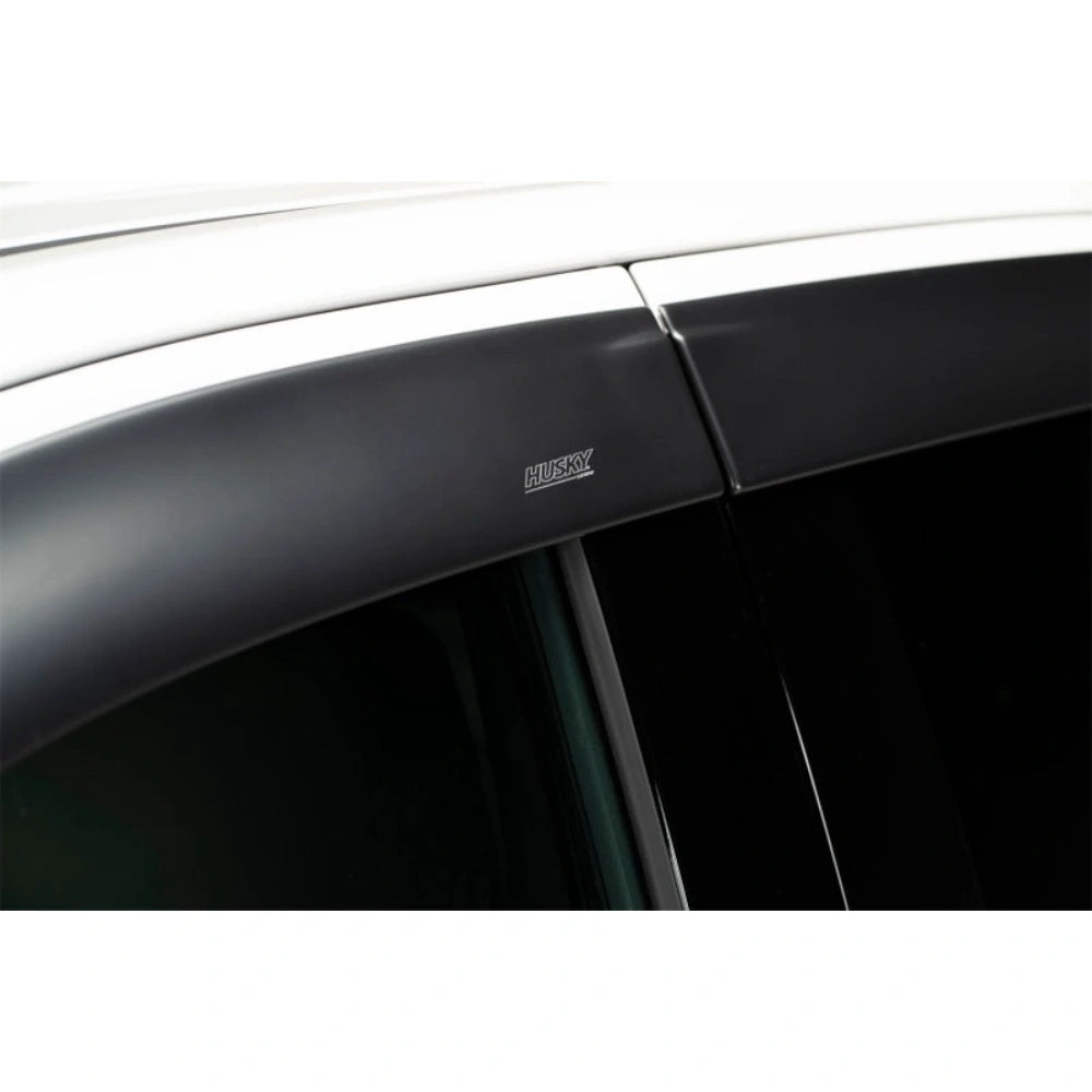 Husky Liners 07-18 Jeep Wrangler JKU Ventvisor Low Profile 4pc - Matte Black - Husky Liners HSL2857034