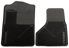 Load image into Gallery viewer, Husky Liners 08-10 Ford F-250/F-350/F-450 SuperDuty Heavy Duty Black Front Floor Mats-Husky Liners-HSL51201