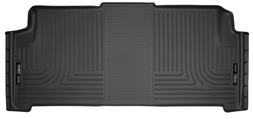 Husky Liners 08-12 Chrysler Town Country/Dodge Grand Caravan WeatherBeater 2nd Row Black Floor Liner-Husky Liners-HSL19081