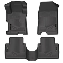 Load image into Gallery viewer, Husky Liners 08-12 Honda Accord (4DR) WeatherBeater Combo Black Floor Liners (One Piece for 2nd Row)-Husky Liners-HSL98401