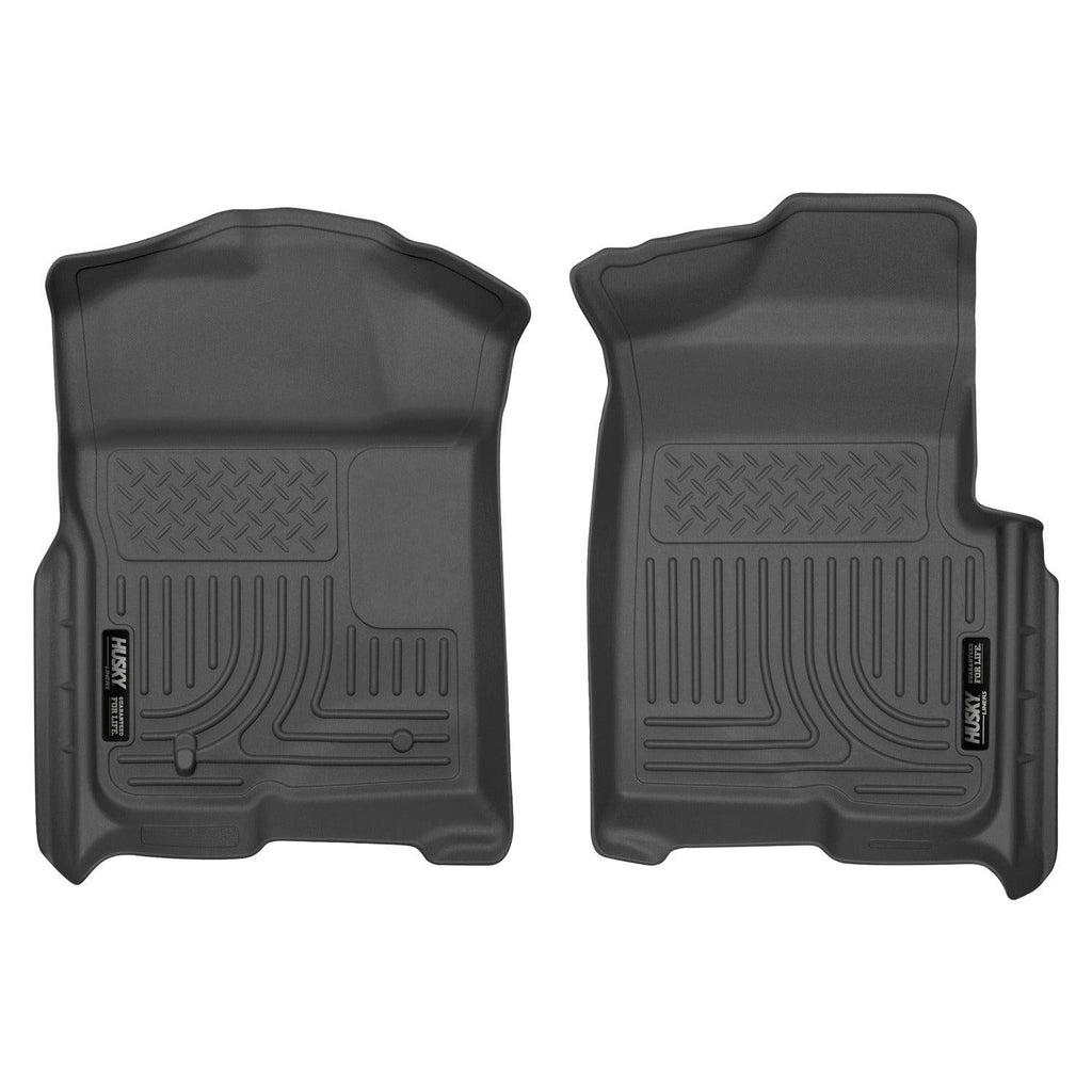 Husky Liners 09-12 Ford F-150 Regular/Super/Super Crew Cab WeatherBeater Black Floor Liners-Husky Liners-HSL18331