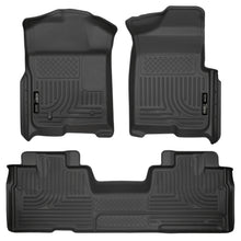 Load image into Gallery viewer, Husky Liners 09-12 Ford F-150 Super Cab WeatherBeater Combo Black Floor Liners-Husky Liners-HSL98341