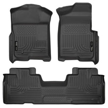 Load image into Gallery viewer, Husky Liners 09-12 Ford F-150 Super Cab WeatherBeater Combo Black Floor Liners-Husky Liners-HSL98341