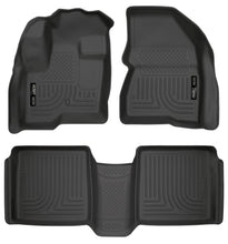 Load image into Gallery viewer, Husky Liners 09-12 Ford Flex/10-12 Lincoln MKT WeatherBeater Combo Black Floor Liners-Husky Liners-HSL98741
