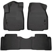 Load image into Gallery viewer, Husky Liners 09-12 Honda Pilot (All) WeatherBeater Combo Black Floor Liners (One Piece for 2nd Row)-Husky Liners-HSL98421
