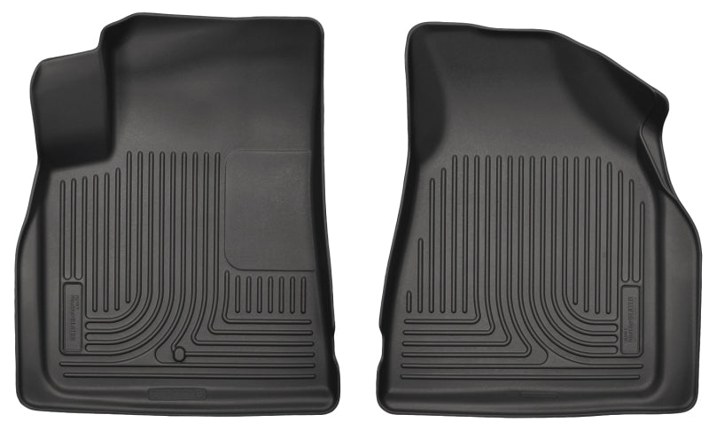 Husky Liners 09-14 Chevy Traverse/07-14 GMC Acadia Weatherbeater Black Front Floor Liners-Husky Liners-HSL18211