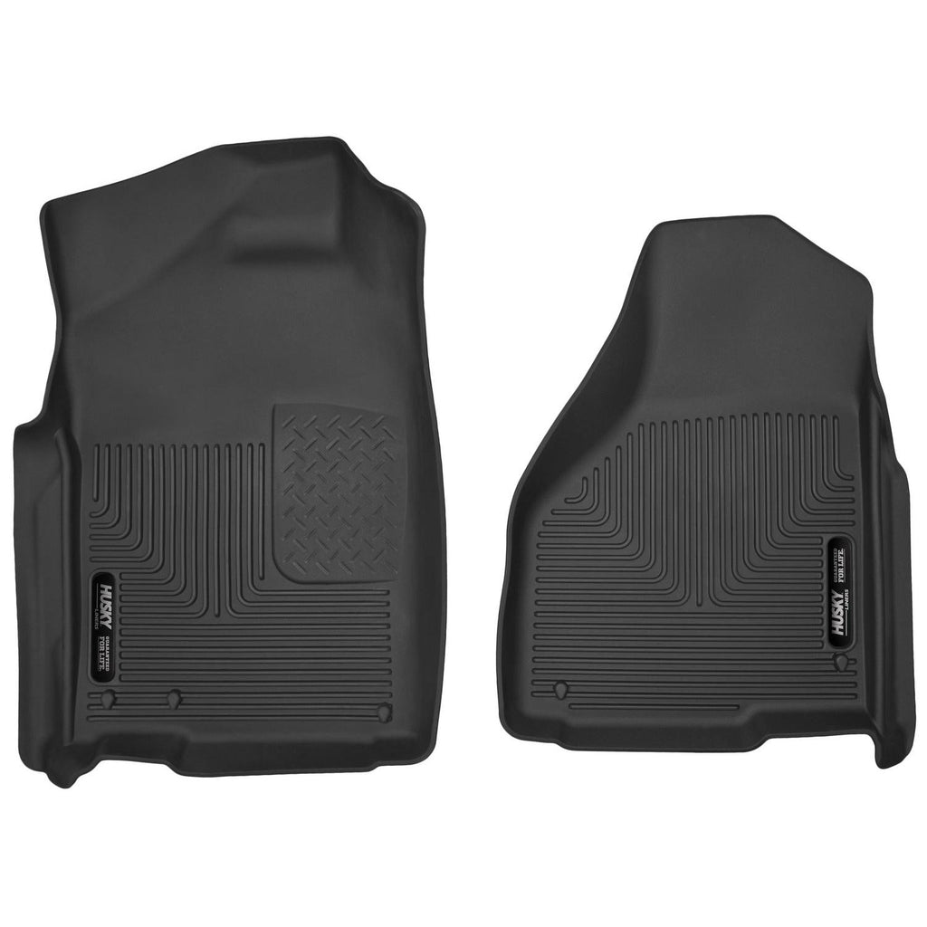 Husky Liners 09-14 Dodge Ram/Ram Quad Cab X-Act Contour Black Front Floor Liners-Husky Liners-HSL53521