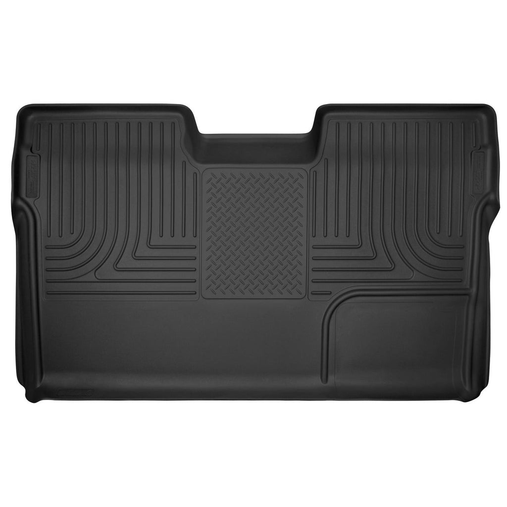 Husky Liners 09-14 Ford F-150 SuperCrew Cab X-Act Contour Second Row Seat Floor Liner - Black-Husky Liners-HSL53391