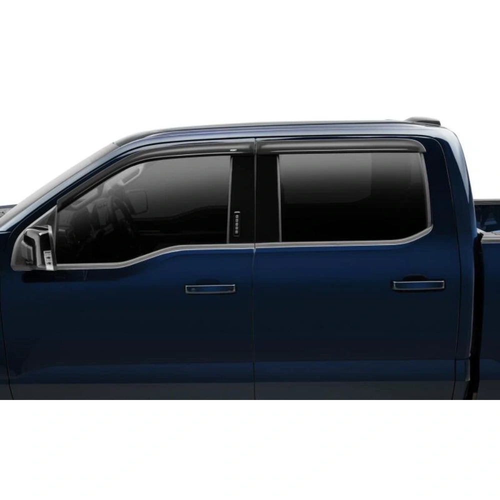 Husky Liners 09-14 Ford F-150 Supercrew Ventvisor Low Profile (4pc) - Smoke - Husky Liners HSL2854011