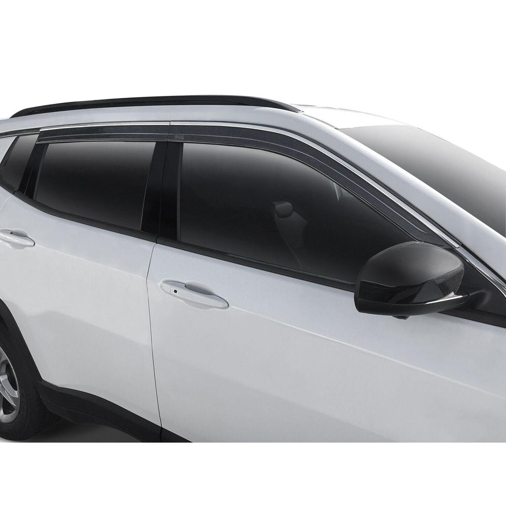 Husky Liners 09-15 Nissan Maxima Ventvisor Low Profile (4pc) - Chrome-Husky Liners-HSL2884011