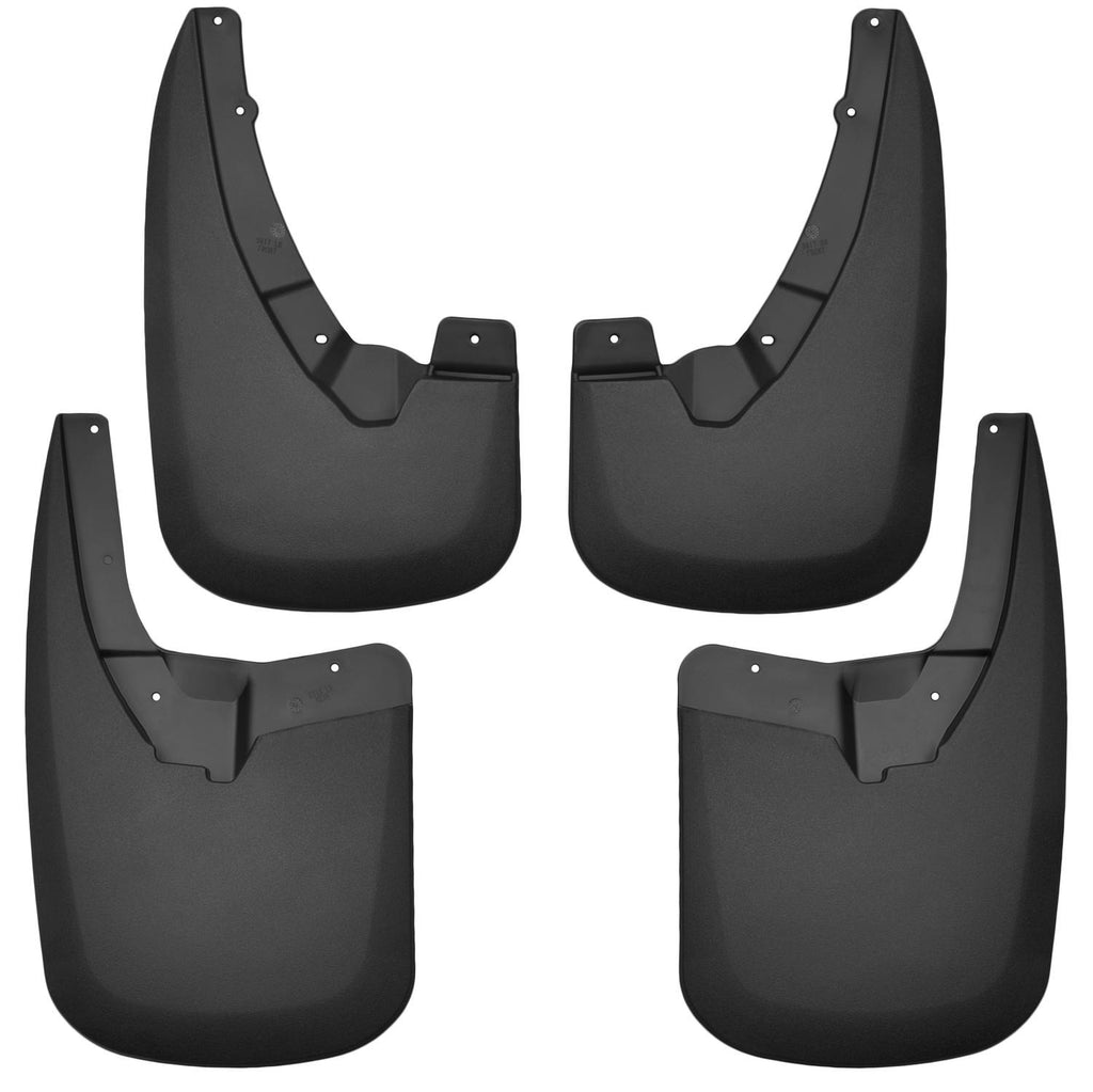 Husky Liners 09-17 Dodge Ram 1500 w/o Fender Flares Front and Rear Mud Guards - Black-Husky Liners-HSL58176