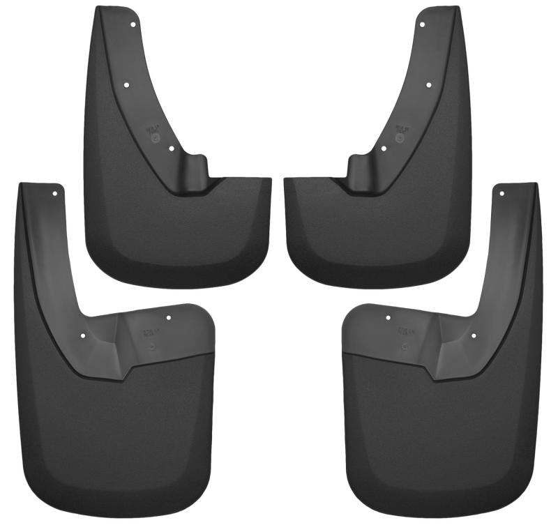 Husky Liners 09-17 Dodge Ram 1500/2500 Both w/ OE Fender Flares Front and Rear Mud Guards - Black-Husky Liners-HSL58186