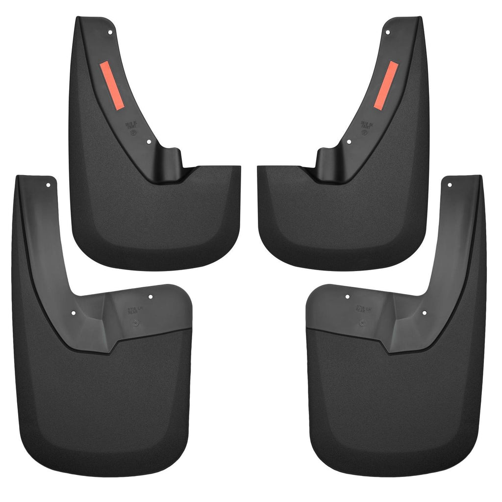 Husky Liners 09-17 Dodge Ram 1500/2500 Both w/ OE Fender Flares Front and Rear Mud Guards - Black-Husky Liners-HSL58186