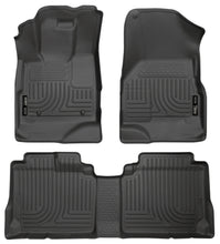 Load image into Gallery viewer, Husky Liners 10-12 Chevy Equinox/GMC Terrain WeatherBeater Combo Black Floor Liners-Husky Liners-HSL98131