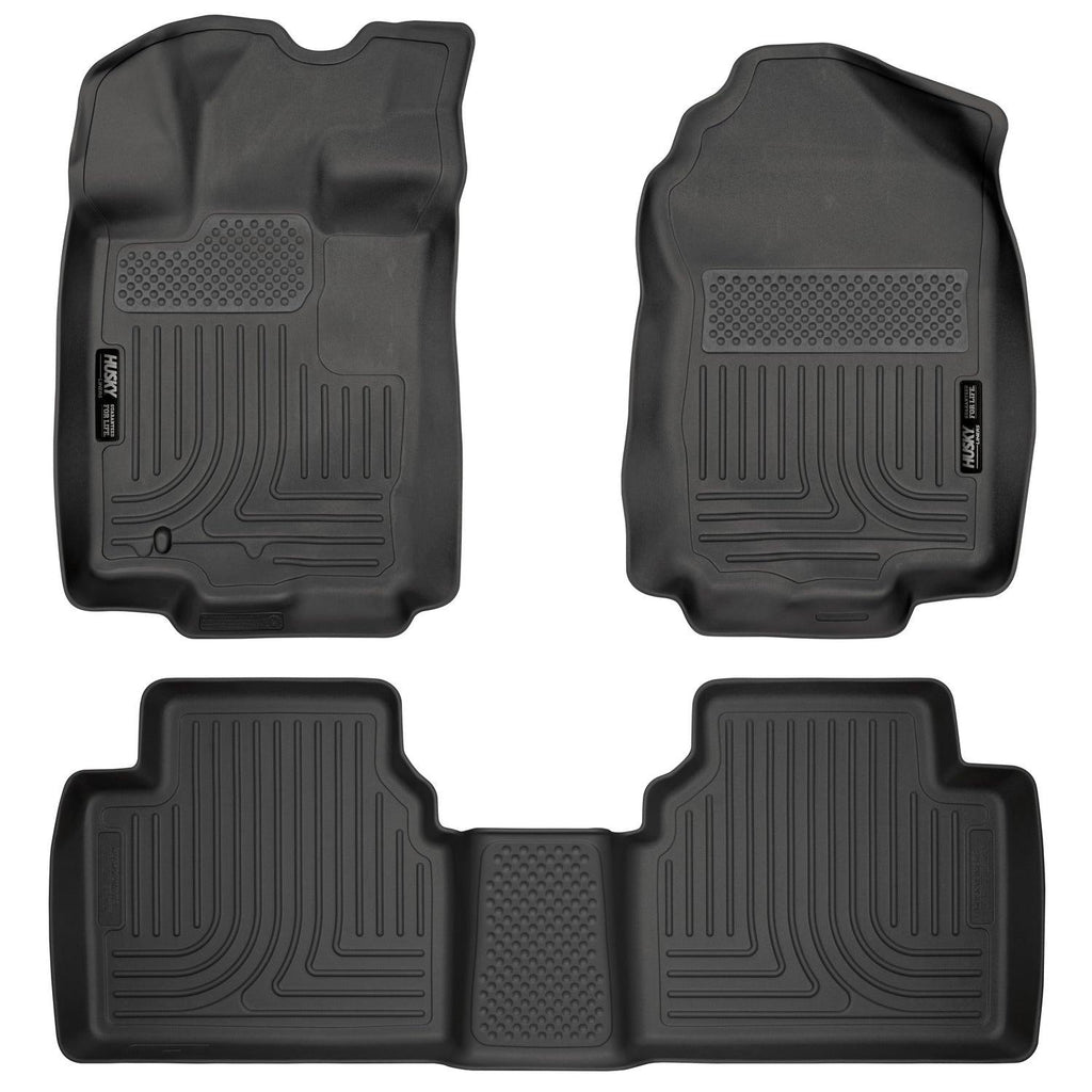 Husky Liners 10-12 Ford Fusion/Lincoln MKZ (FWD) WeatherBeater Combo Black Floor Liners-Husky Liners-HSL98361