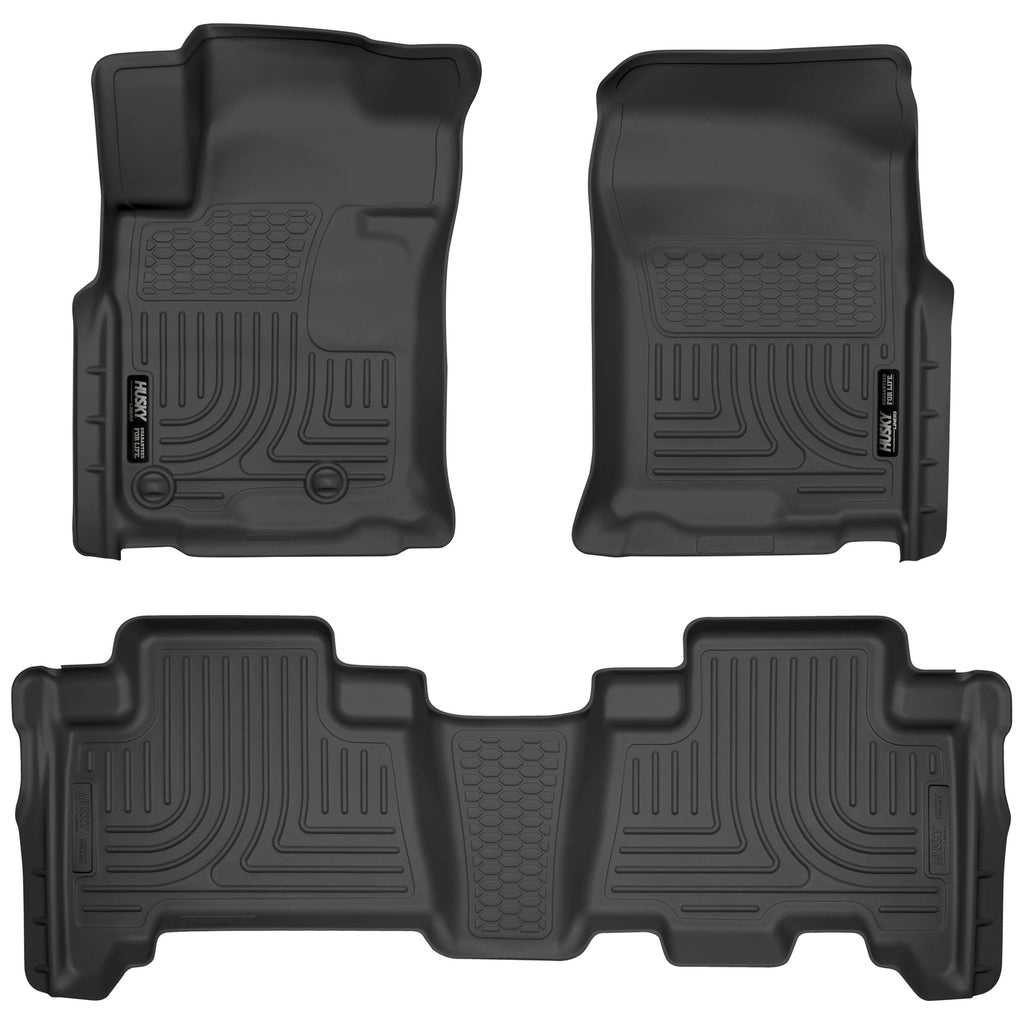 Husky Liners 10-12 Toyota 4Runner/Lexus GX460 WeatherBeater Combo Black Floor Liners-Husky Liners-HSL98571