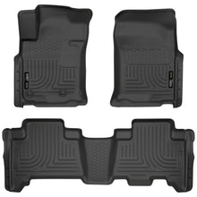 Load image into Gallery viewer, Husky Liners 10-12 Toyota 4Runner/Lexus GX460 WeatherBeater Combo Black Floor Liners-Husky Liners-HSL98571