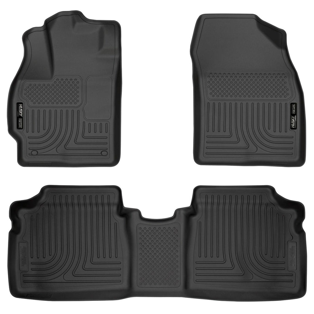 Husky Liners 10-12 Toyota Prius WeatherBeater Combo Black Floor Liners-Husky Liners-HSL98921