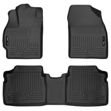 Load image into Gallery viewer, Husky Liners 10-12 Toyota Prius WeatherBeater Combo Black Floor Liners-Husky Liners-HSL98921