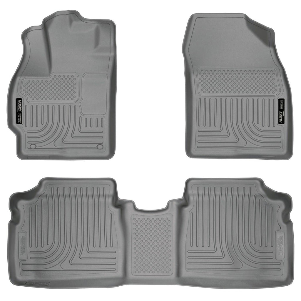 Husky Liners 10-12 Toyota Prius WeatherBeater Combo Gray Floor Liners-Husky Liners-HSL98922