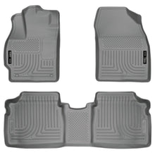 Load image into Gallery viewer, Husky Liners 10-12 Toyota Prius WeatherBeater Combo Gray Floor Liners-Husky Liners-HSL98922