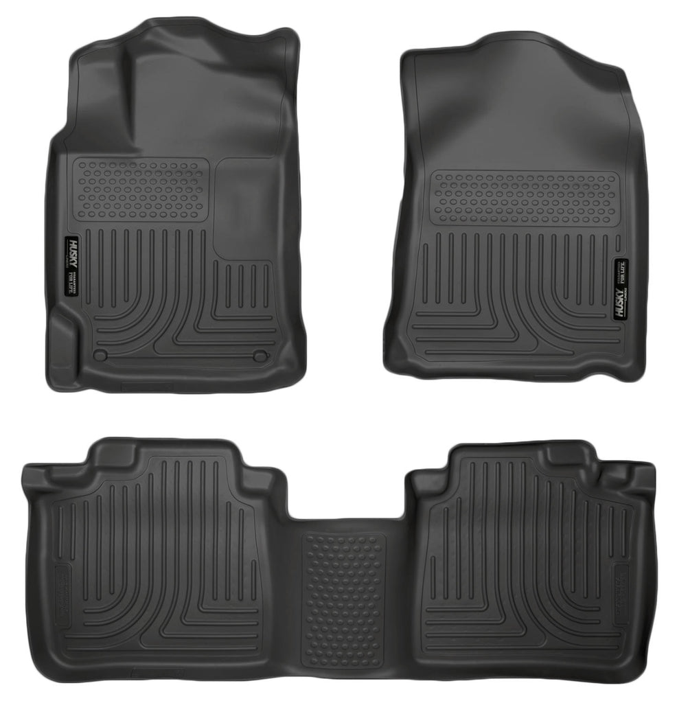 Husky Liners 10-13 Lexus RX350/RX450h WeatherBeater Black Front & 2nd Seat Floor Liners-Husky Liners-HSL99551