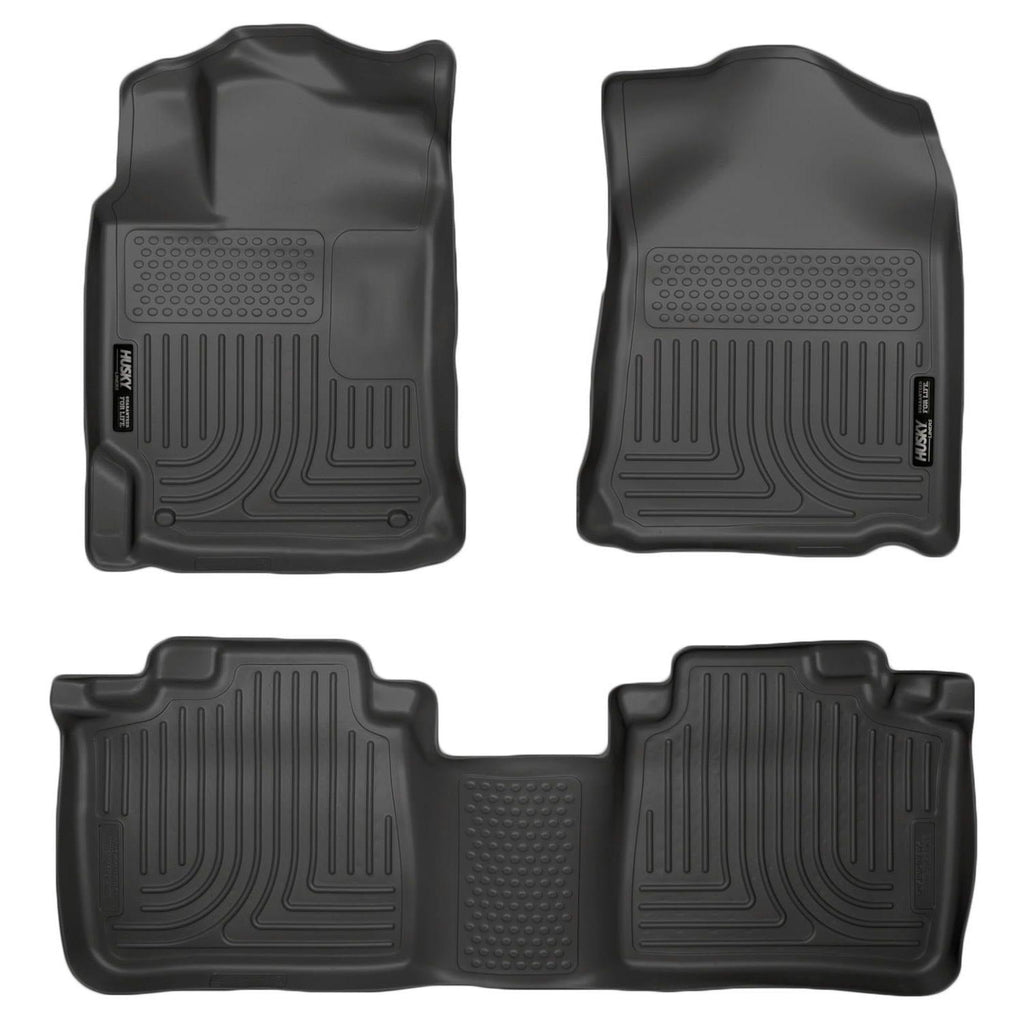 Husky Liners 10-13 Lexus RX350/RX450h WeatherBeater Black Front & 2nd Seat Floor Liners-Husky Liners-HSL99551