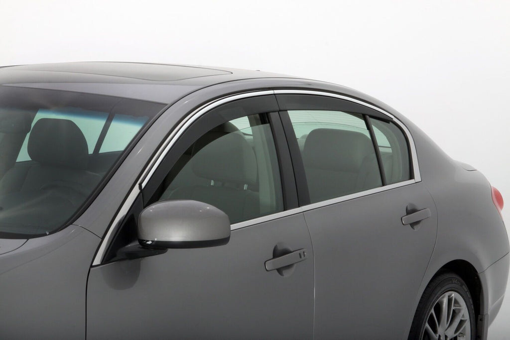 Husky Liners 10-17 Cadillac SRX Ventvisor Low Profile (6pc) - Chrome-Husky Liners-HSL2886003
