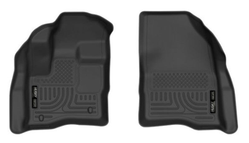 Husky Liners 10-19 Ford Taurus / 09-16 Lincoln MKS X-act Contour Series Front Floor Liners - Black-Husky Liners-HSL55621